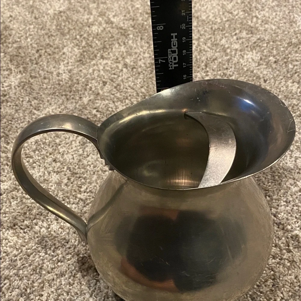 Vintage Royal Holland Elegant Silver Pewter Pitcher.
